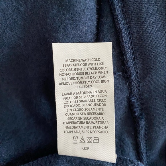 Athletic Works Athleisure Navy Soft Fleece Hoodie NWT Size XXL - Picture 9 of 10